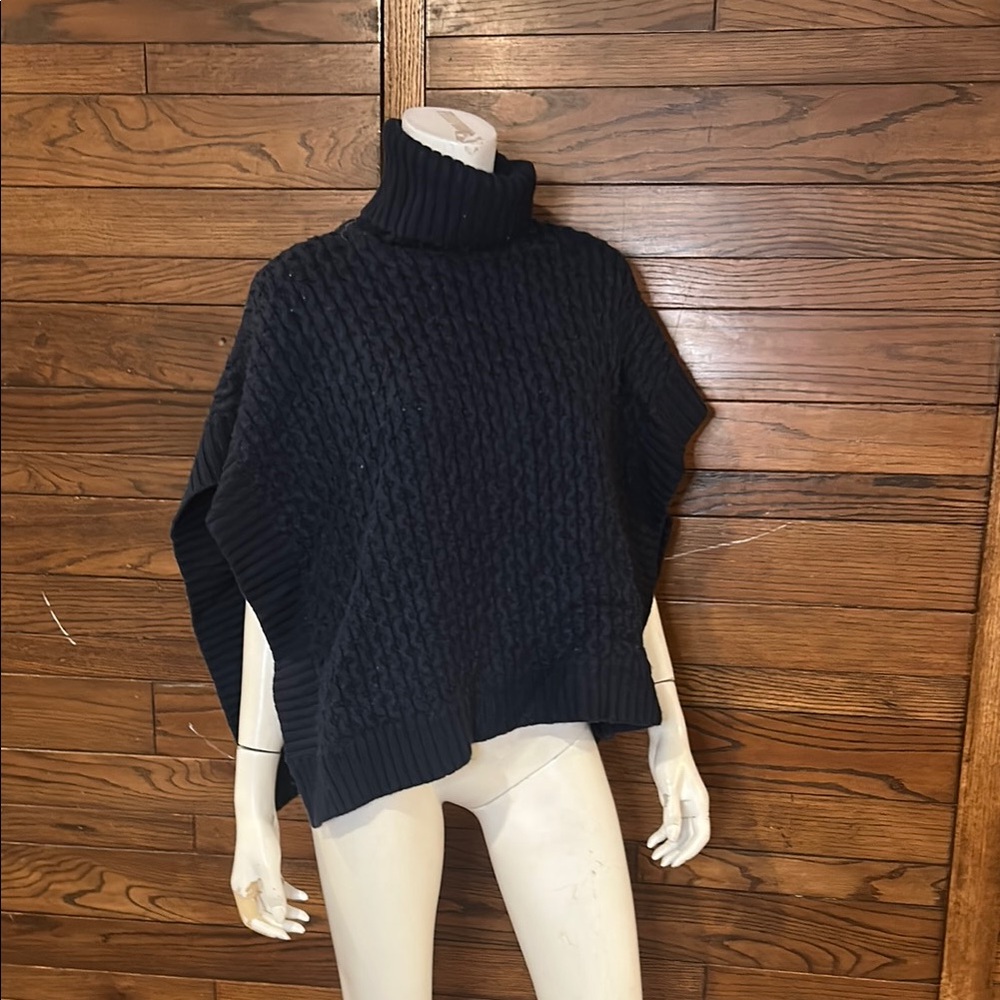 Banana Republic Navy Cowl Neck Sweater